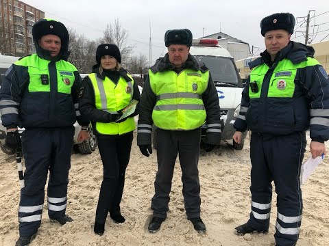 В Пушкино сотрудники ГИБДД и Ространснадзора проверили техническое состояние автомобилей