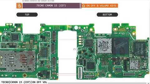 TECNO Camon 15 CD7 ON OF Volume Solution
