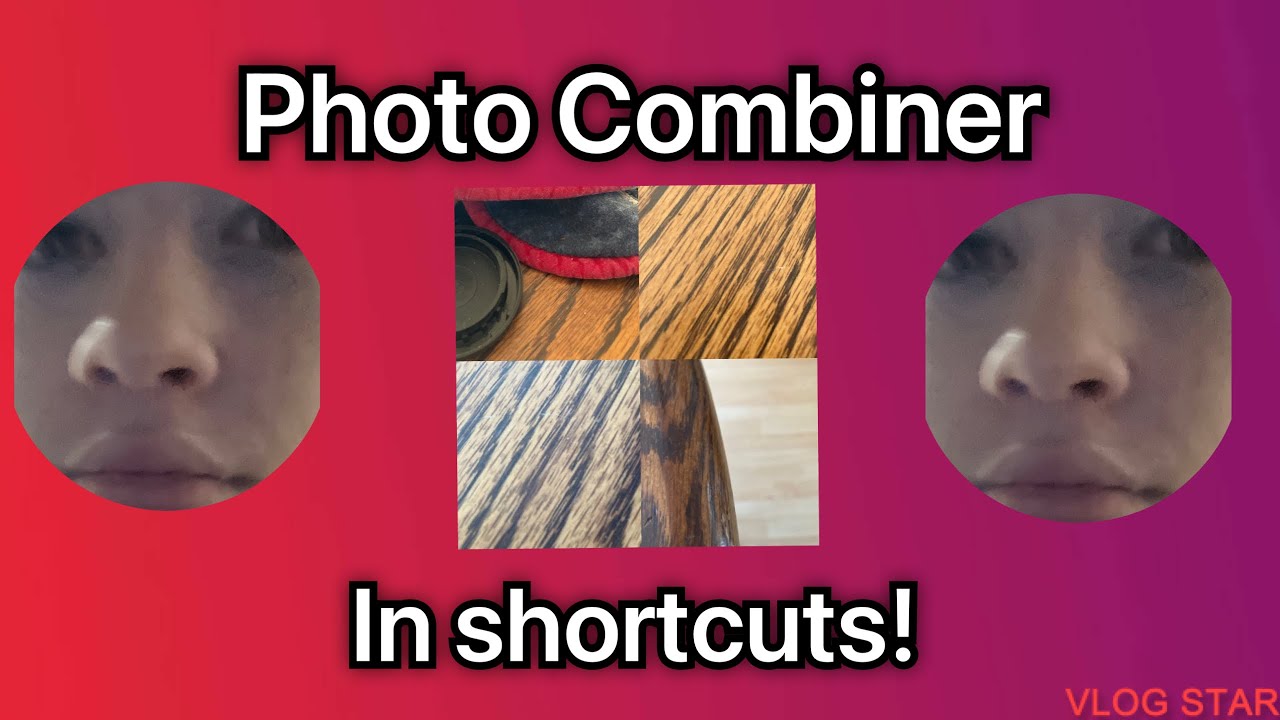 How to make a photo combiner using Shortcuts (Tutorial) YouTube