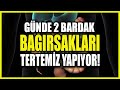 Sadece 2 Bardak İçerek Bağırsakları Boşaltın! Bağırsak Temizliği