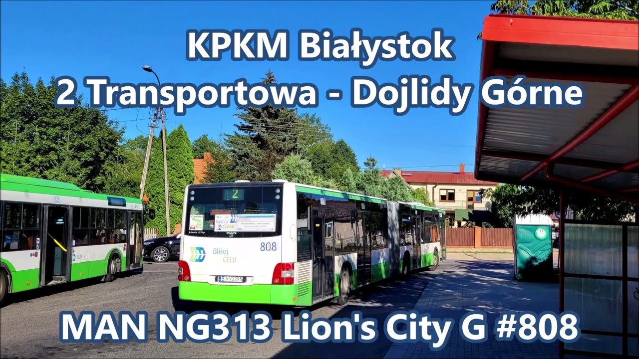 KPKM Białystok - linia 2, MAN NG313 Lion's City G #808