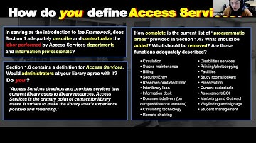 ACRL ASIG Spring Forum 2024: Framework for Access Services Librarianship Conversation