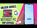 WITHOUT PC Unlock Samsung FRP bypass