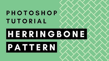 Herringbone Pattern in Adobe Photoshop - Step by Step Tutorial