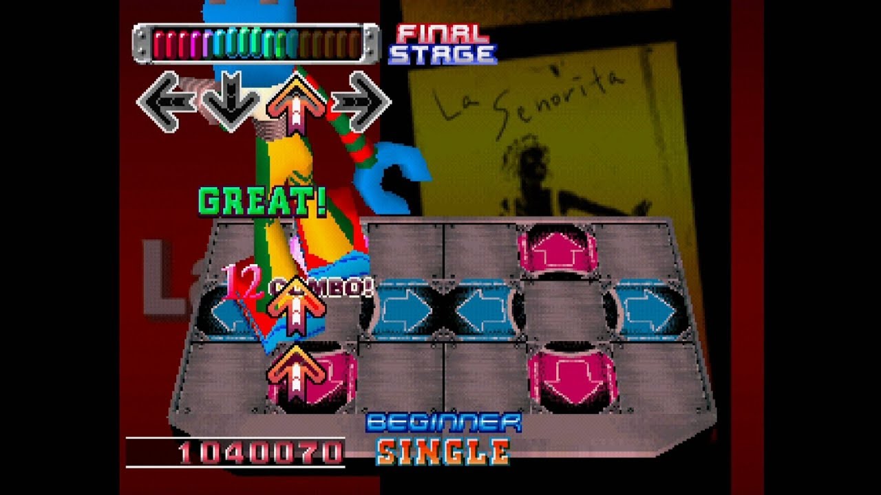Dance Dance Revolution La Senorita - YouTube