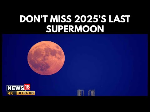 Cold Moon 2025 | The Last Supermoon Of 2025 Lights Up The Night Sky | Cold Moon 2025 | 4K | N18G Episode cover