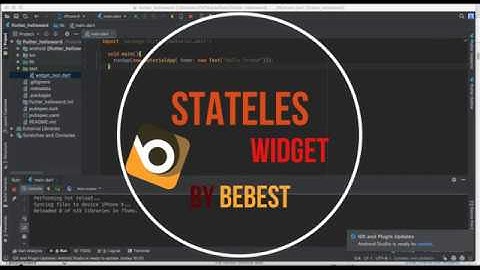 How to Create Stateless Widget example in Hindi - 2023 | part-7 | #flutter #hindi #programming