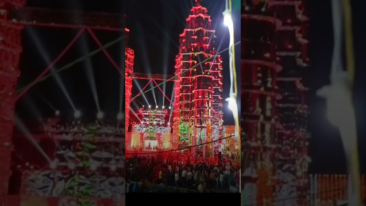 Twin tower lighting show | kalyani iti more Durga Puja 2022 | Twin tower Kolkata