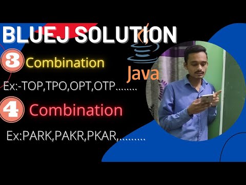 print all combination without repetition of three letter and four letter word | icse java | computer