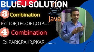 print all combination without repetition of three letter and four letter word | icse java | computer