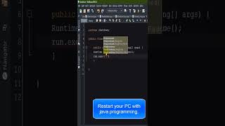 How restart your PC with Java screenshot 4