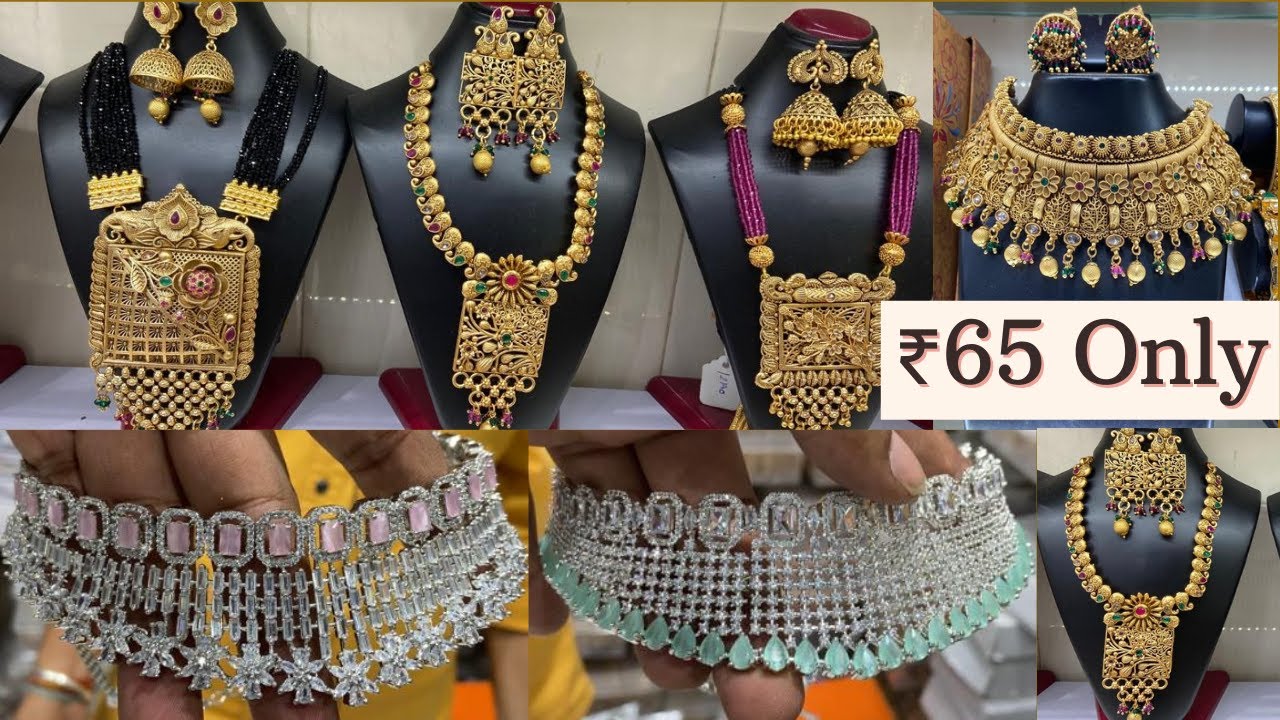 Artificial jewellery wholesale market in Mumbai | American Diamond Jewellery | Artificial jewelry