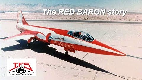 International F-104 Society - The Lockheed F-104RB Red Baron N104RB Darryl Greenamyer story #IFS0010