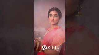 Siril Printed, Embellished Baluchari Cotton Silk Saree Red