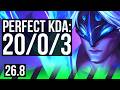 MASTER YI vs DIANA (JGL) | Perfect KDA: 20/0/3 | EUNE Master | 26.8