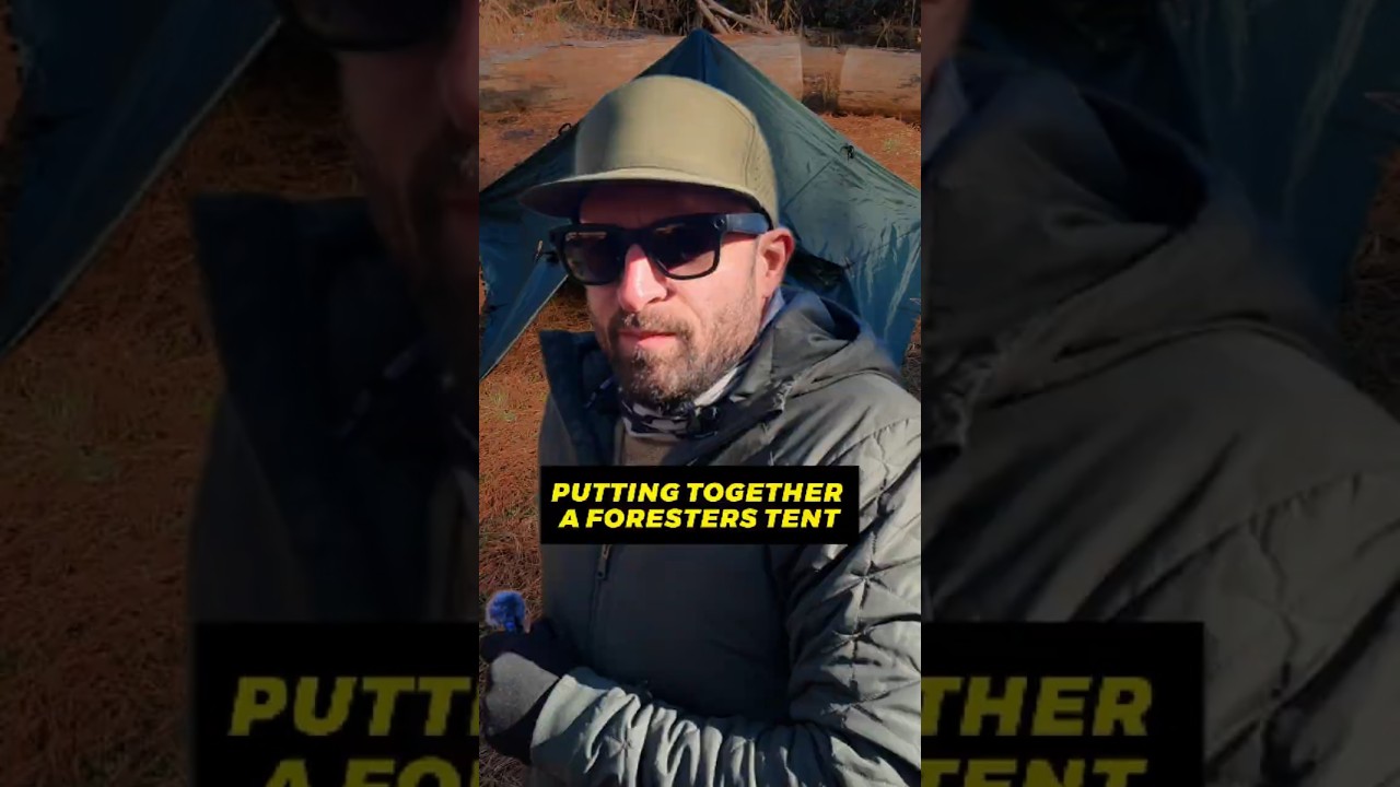 Как установить лесную палатку 