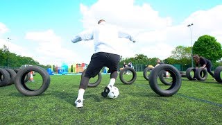 Insane Football Wipeout Challenge!! ⚽️💥