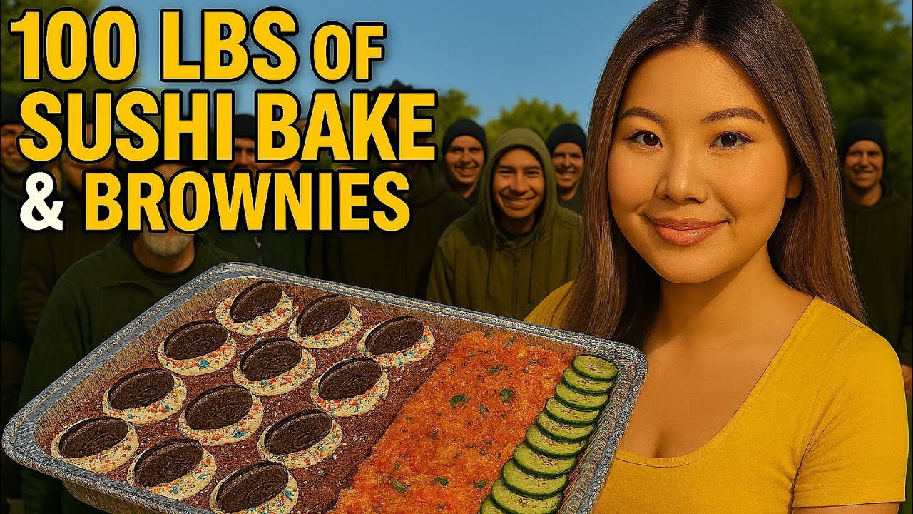 She Made 100 Pounds of Sushi Bake and Brownies for the Homeless — All from Love