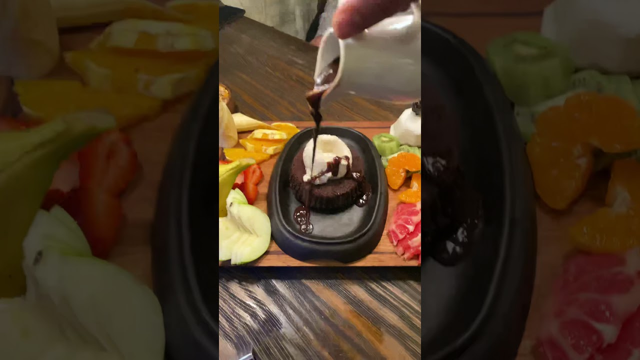 Shisha profesyonel Sunum Kek Çikolata brownie coss YouTube