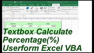 Textbox Percentage format Excel VBA