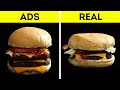 Food Ads VS Real Food || Advertising Secrets That Will Blow Your Mind!