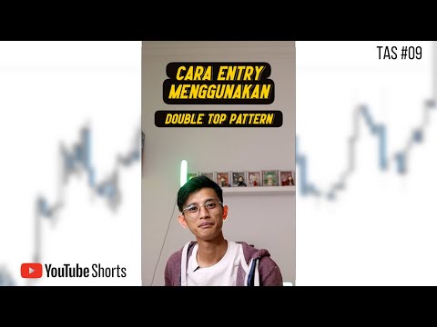 CARA TRADING MENGGUNAKAN DOUBLE TOP PATTERN #Shorts