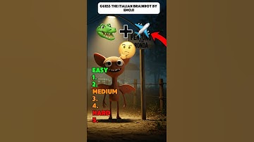 GUESS THE ITALIAN BRAINROT BY EMOJIS!