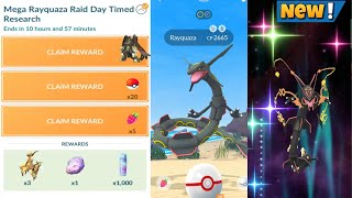 Mega Rayquaza Raid Day Special Research In Pokemon Go