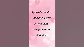 Agile Manifesto #agilemethodology #agilemanifiesto