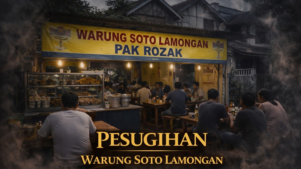 KISAH NYATA PESUGIHAN WARUNG SOTO LAMONGAN PAK ROZAK DI KARAWANG
