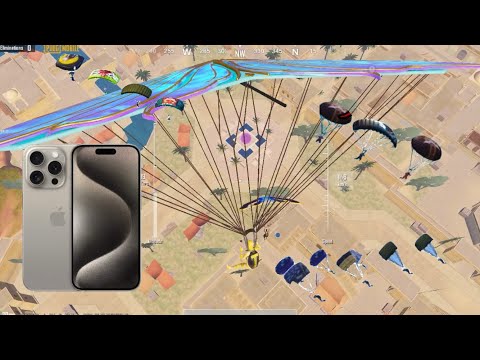 New! iPHONE 15 PRO MAX GAMEPLAY🔥Pubg Mobile