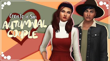 AUTUMNAL COUPLE | The Sims 4 | Create a Sim + CC list & Sim download