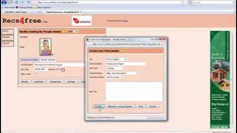 Recs4free.com - Adding a lookup field
