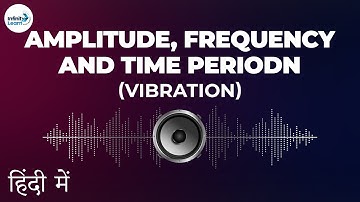 Sound - Lesson 04 | Amplitude, Frequency and Time Period of vibration - in Hindi (हिंदी में )