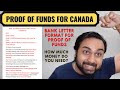 Proof of Funds for Canada Immigration | Bank Letter Format for Express Entry Canada PR