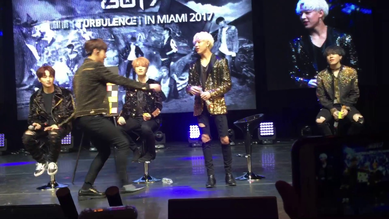170121 - GOT7 BamBam Dancing to TT, Jackson and Bambam Sexy Dance [Flight Log: Turbulence in Miami]