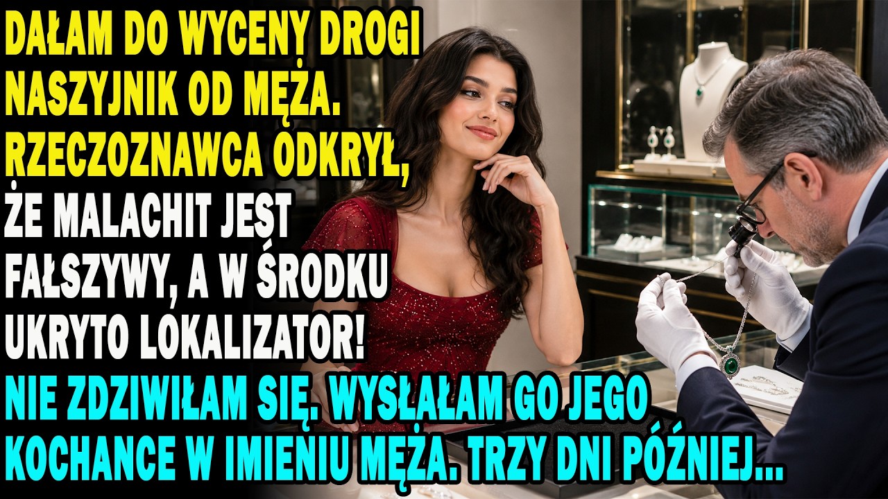 Mąż wręczył mi naszyjnik z malachitu na naszą rocznicę. Powiedział, że to bezcenny kongijski okaz klasy muzealnej. Uśmiechał się, ale w jego oczach nie było ciepła. Znałam to spojrzenie – zawsze...
