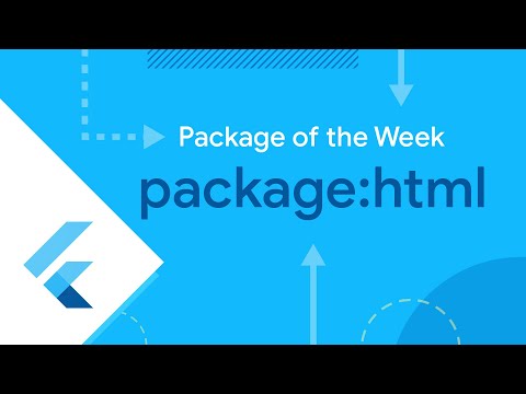 package:html (Flutter Package of the Week)