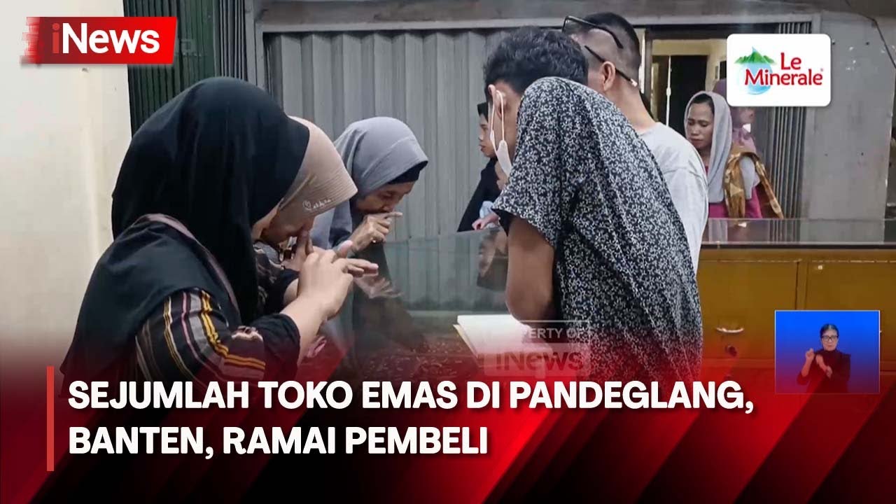 Meski Harga Tinggi, Warga Pandeglang Tetap Serbu Toko Emas Jelang Lebaran - iNews Siang 07/04