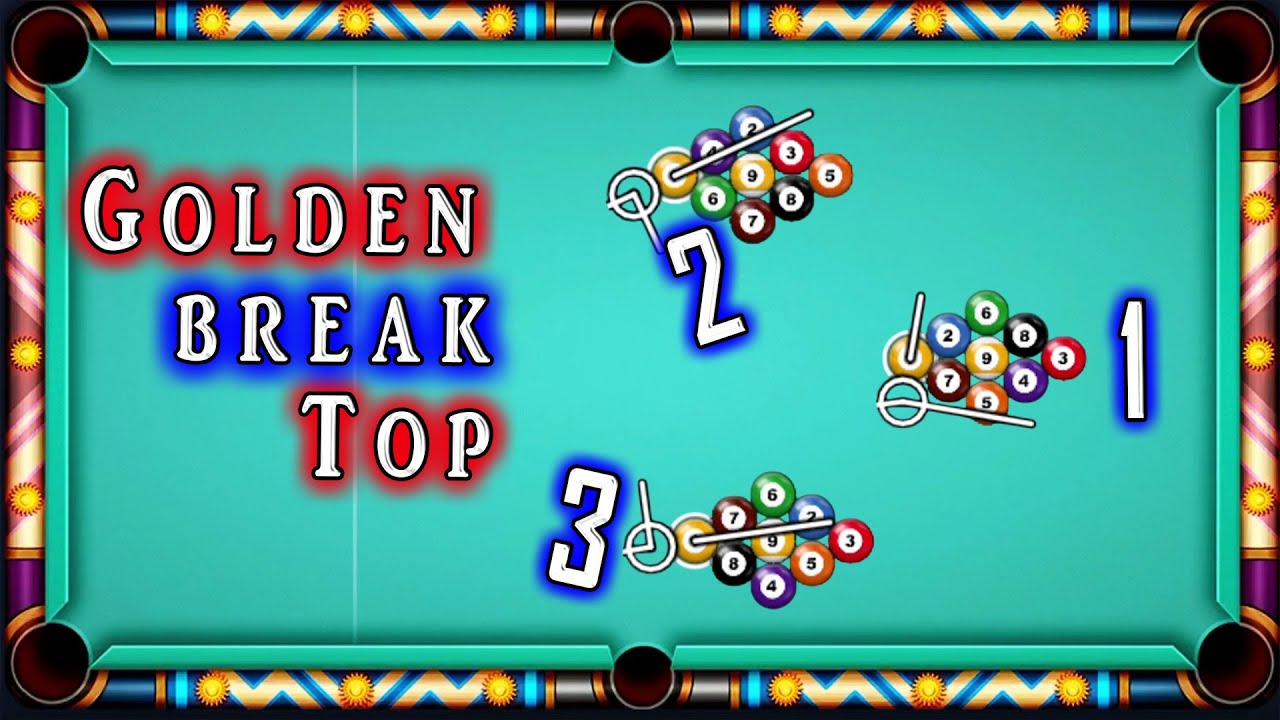 New Golden Break 9 Ball Pool 1 Shot=Win 100% ๐ 8 Ball Pool Low Level Players Shots