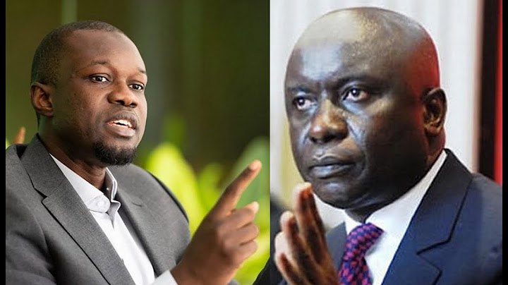"Mane maay chef de l'opposition" : Ousmane Sonko répond sèchement à Idrissa Seck