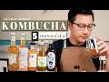 รีวิว คอมบูชะ 5 แบรนด์ดัง | Review Kombucha 5 Brands in Thailand | ไรวินทร์