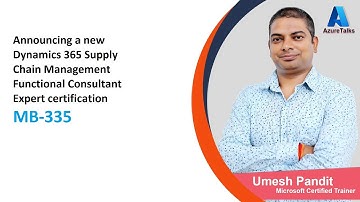 Announcing a new Dynamics365 Supply Chain Management Functional Consultant Expertcertification MB335