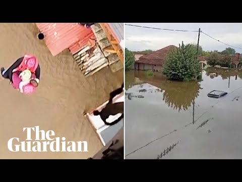 Greece: residents rescued in helicopters after severe floods