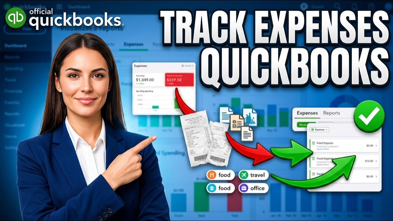 Track Expenses in QuickBooks Online [Simplified] - YouTube
