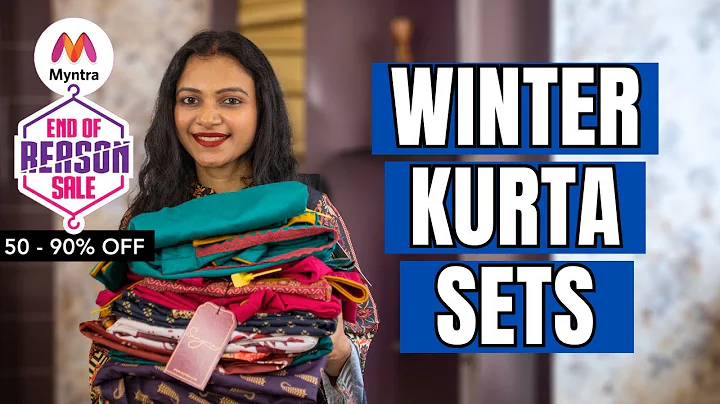 Myntra Winter Wear Kurta Set Haul | Myntra End of Reason Sale