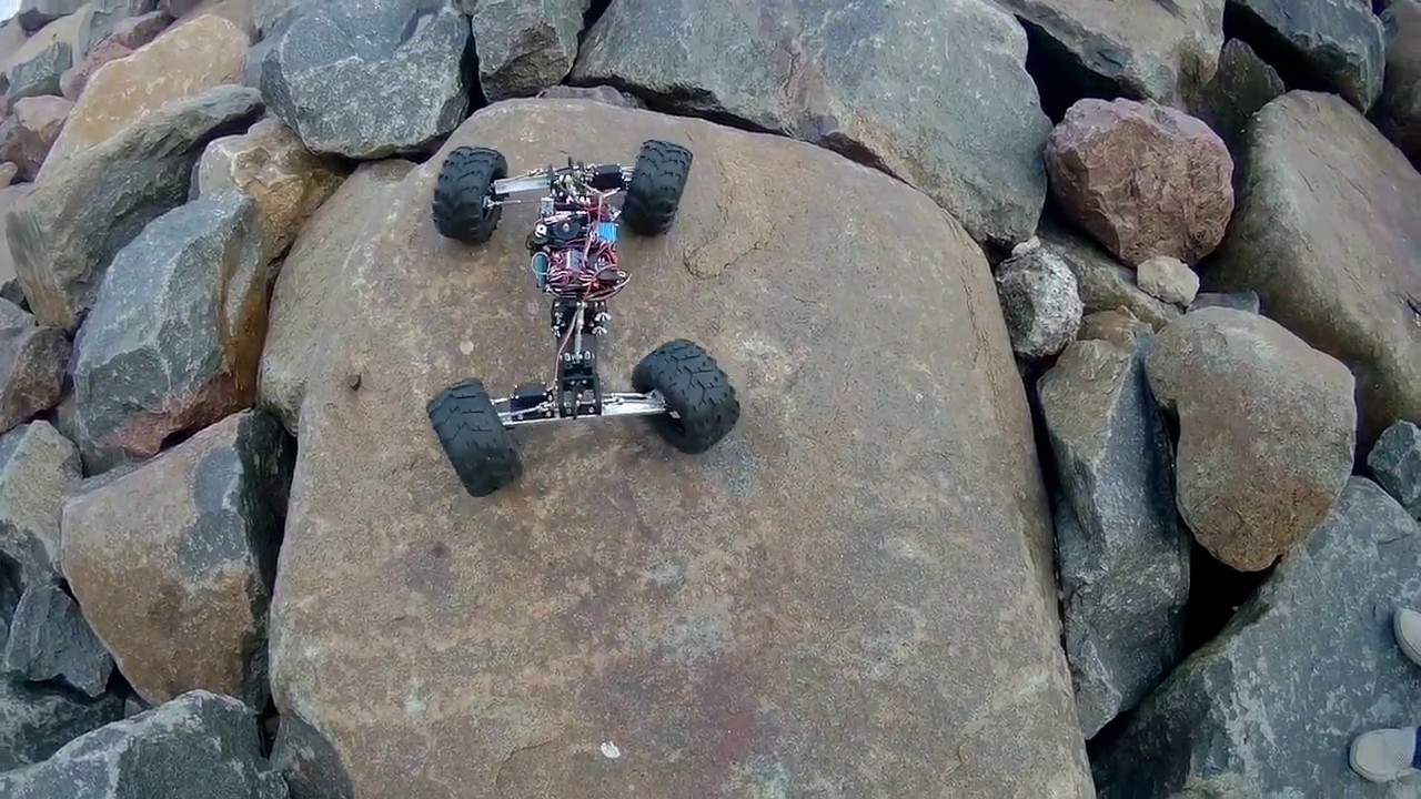 DIY RC crawler first test almost successfully YouTube