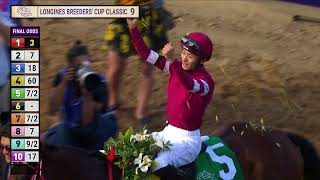 Forever Young (JPN) wins the BC Classic G.I race 9 at Del Mar 11/1/25