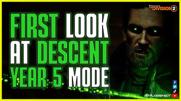 FIRST LOOK AT DESCENT - NEW YEAR 5 GAME MODE (The Division 2)