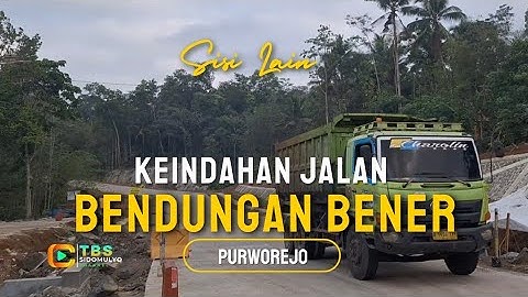 INFRASTRUKTUR JALAN Bendungan Bener #purworejo #bendunganbener